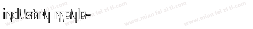 industry meyle字体转换